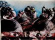 etude acrylique sur papier