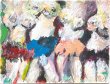la danse acrylique papier